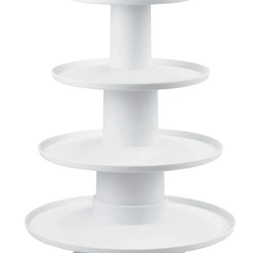 

Stacked 4-Tier Cupcake and Dessert Tower