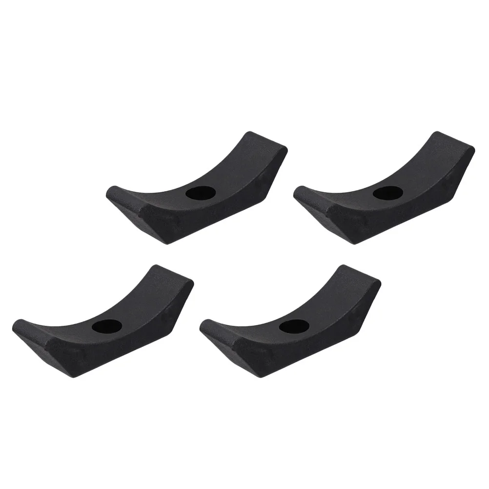 

4 Pcs Dumbbell Rack 2 Tier Tray Storage Stand Weight Fitness Tool Saddles Hand Brackets Plastic Cradles PP Durable