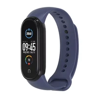 smart watch for mi band 5 strap silicone original wristband replacement two color for mi band 5 nfc global bracelet miband 5 rus