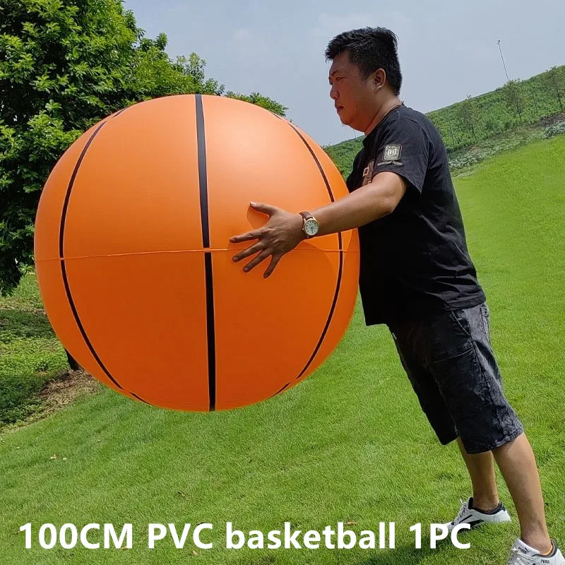 

Надувной баскетбольный шар оранжевый ПВХ 60/100 см