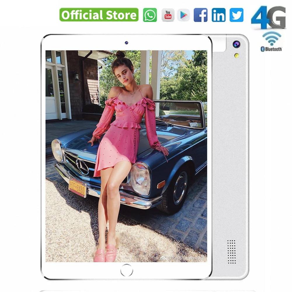 

Global version Tablets 6GB RAM+128GB ROM Tablette Android 10.0 Tablet PC 10.1 inch 4G calling tablet 10 core 2MP+5MP PAD