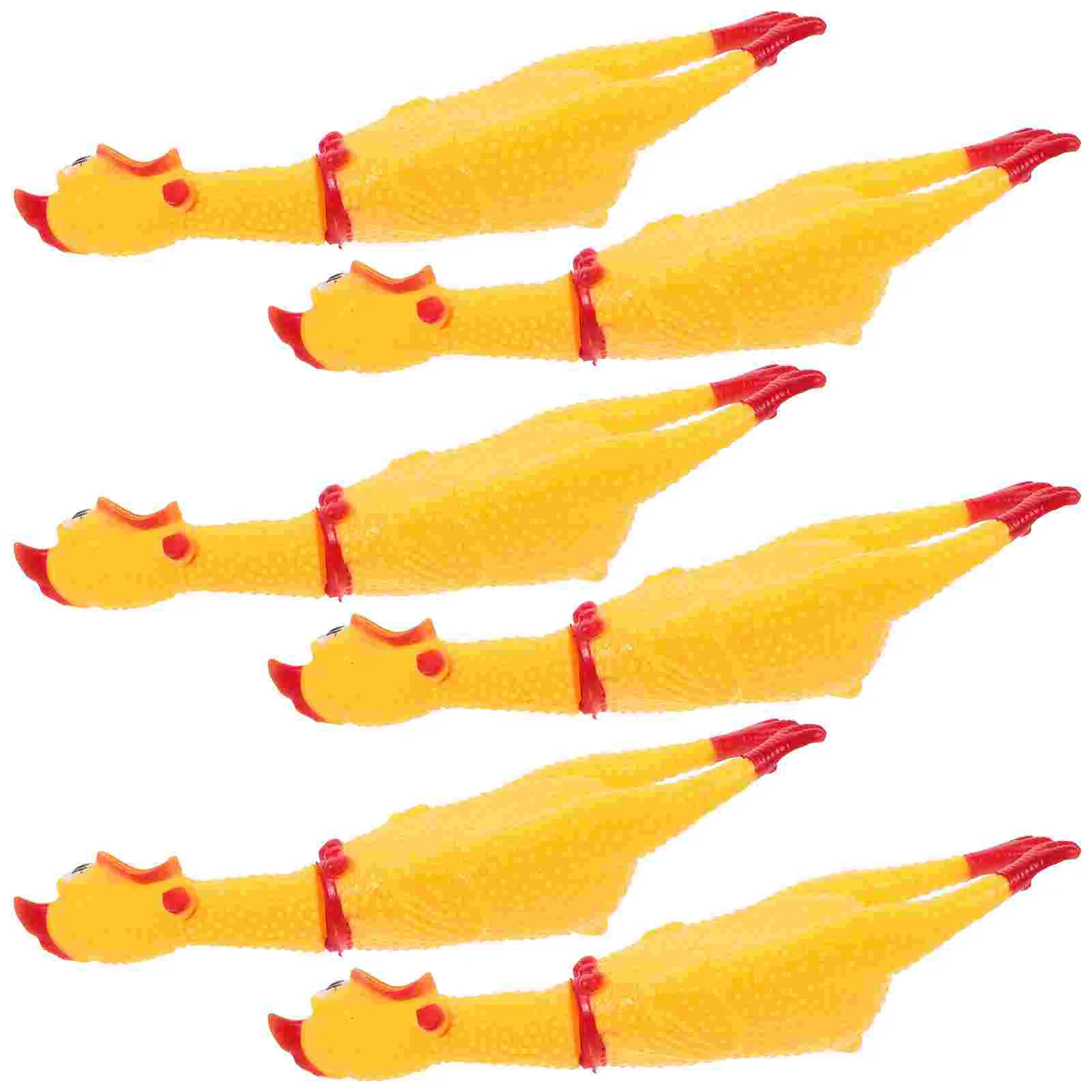 

6 Pcs Shrilling Chicken Toy Shrieking Halloween Toys It Will Be Called Screaming Party Child