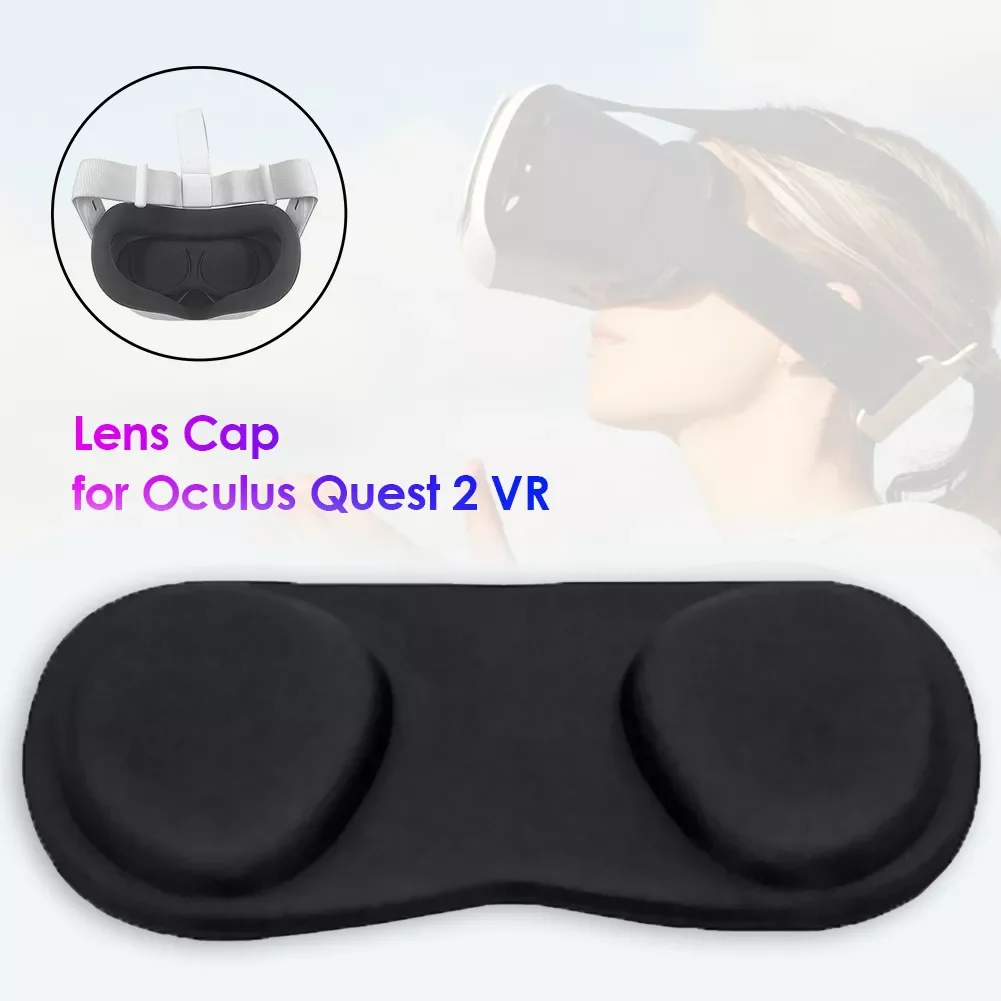 

Аксессуары для VR, мягкий чехол для объектива Oculus Quest 2, защитный чехол от царапин, пылезащитный чехол для Oculus вопросы 2, крышка для объектива VR