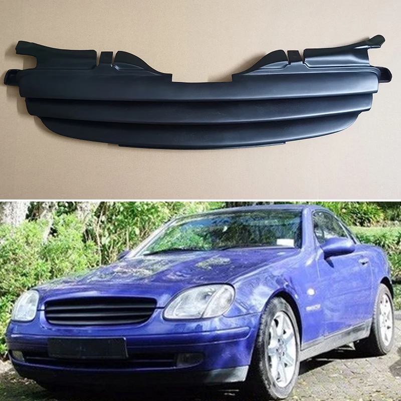 

Подходит для Mercedes Benz SLK Class R170 1008-2004 лет, комплект аксессуаров для кузова, Решетка переднего бампера, редизайн гоночной решетки