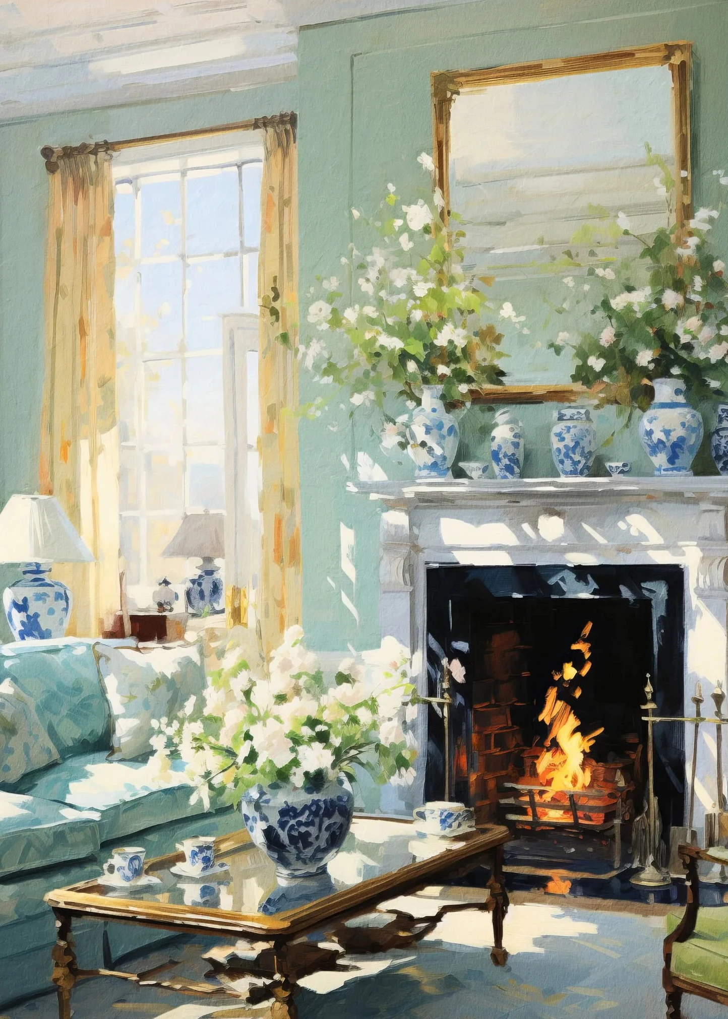 

Печать на холсте "Итальянский коттедж"