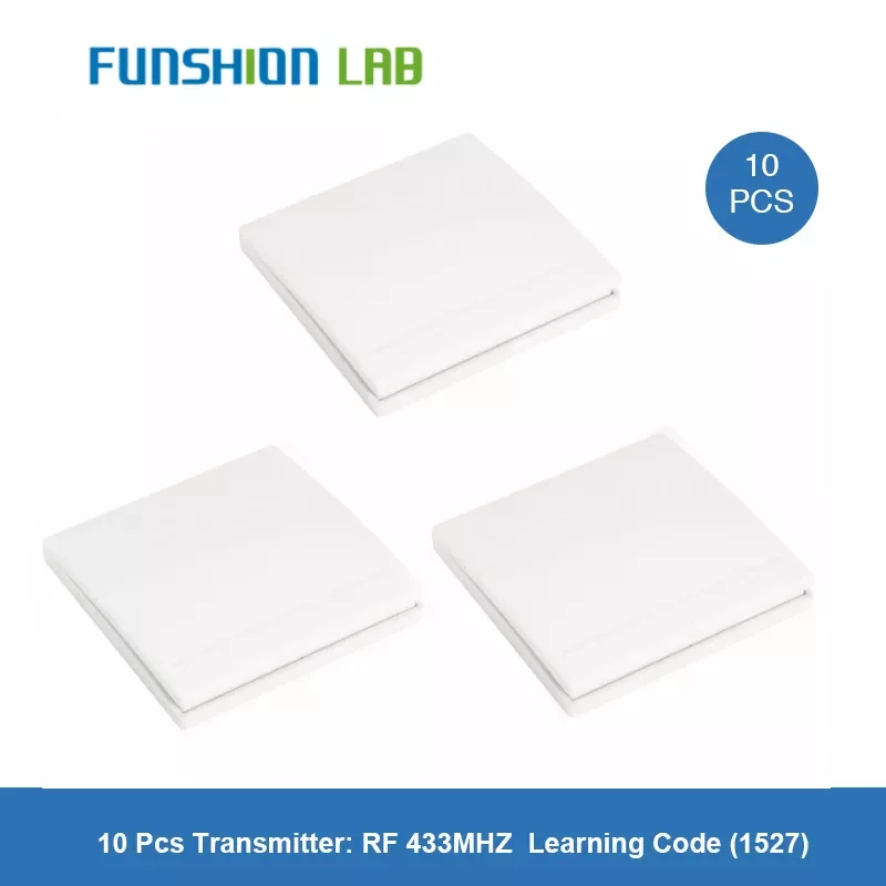 

FUNSHION Wall Remote Control 433Mhz Wireless RF Transmitter AC 220V 12V 100V 110V Receiver For Smart Home Lights Switches