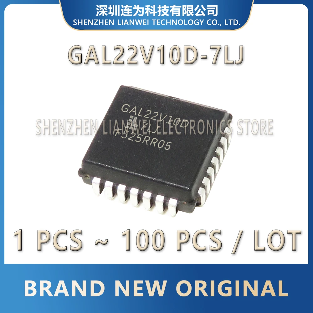

GAL22V10D-7LJ GAL22V10D GAL22V10 GAL22V GAL22 GAL IC Chip PLCC-28
