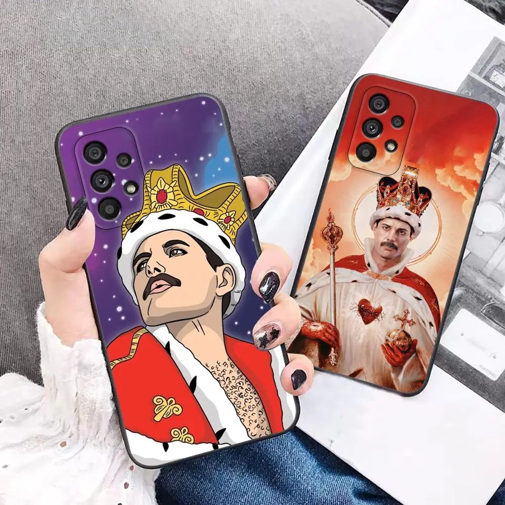 

Freddie Mercury Queen Singer Case For Samsung Galaxy A73 A72 A71 A53 A52 S A51 A42 A41 A33 A32 A31 A23 A22 A21s A13 A12 11 Cover