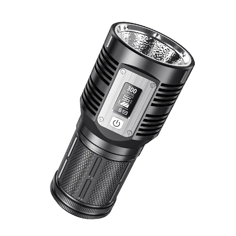 

2023 Super Bright Powerful Flashlight 18650 Rechargeable Torch Light High Power Led Flashlight With Usb Charging Camping Lantern