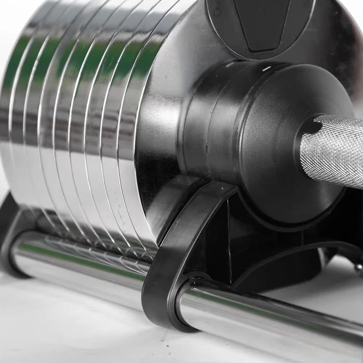 Хромированная регулируемая гантели 2 кг (5 фунтов) увеличение 43 пара 16 шестерней и