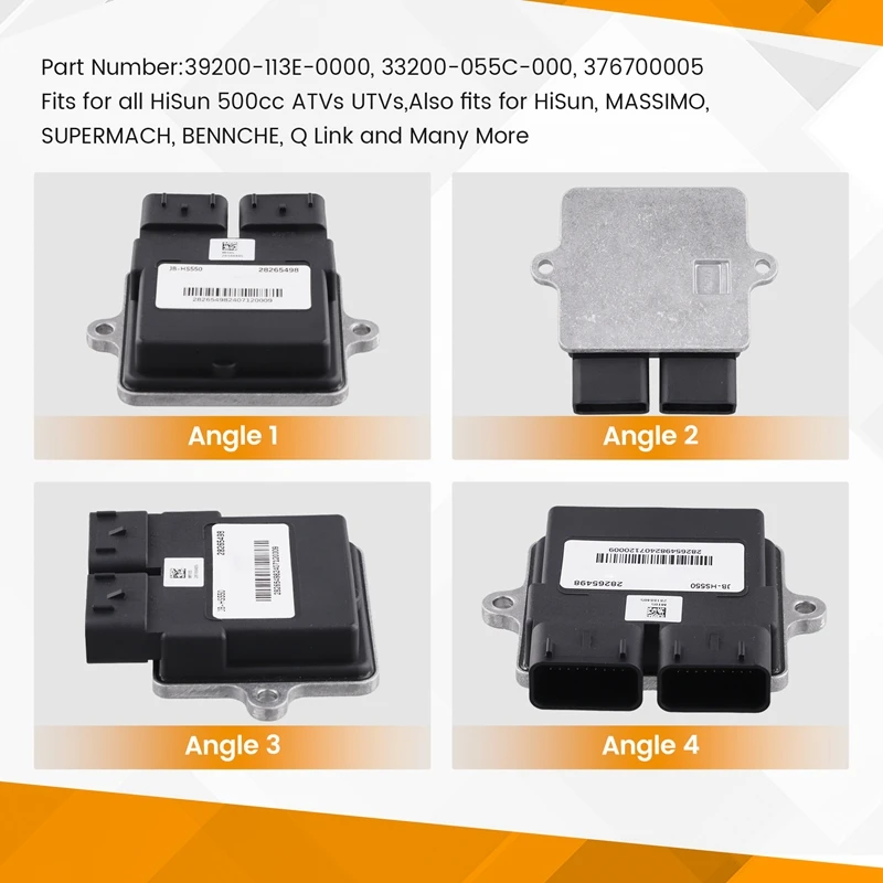 39200-113E-0000 контроллер для квадроцикла ECU EFI ECM Box ATV UTV 500 Hisun AUX Bennche