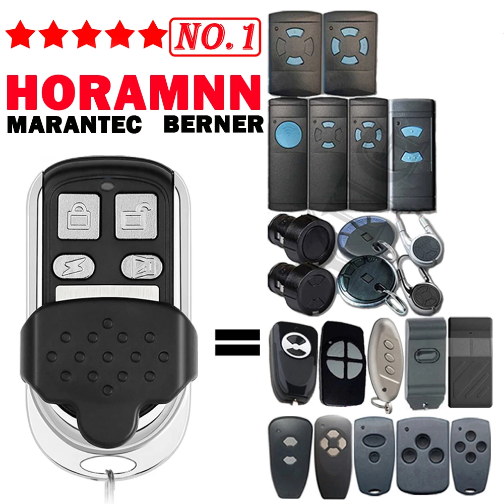 

3 в 1 Hormann Marantec Berner Пульт дистанционного управления для гаражных ворот 868 МГц с подвижным кодом HORMANN MARANTEC BERNER Пульт дистанционного управления ...