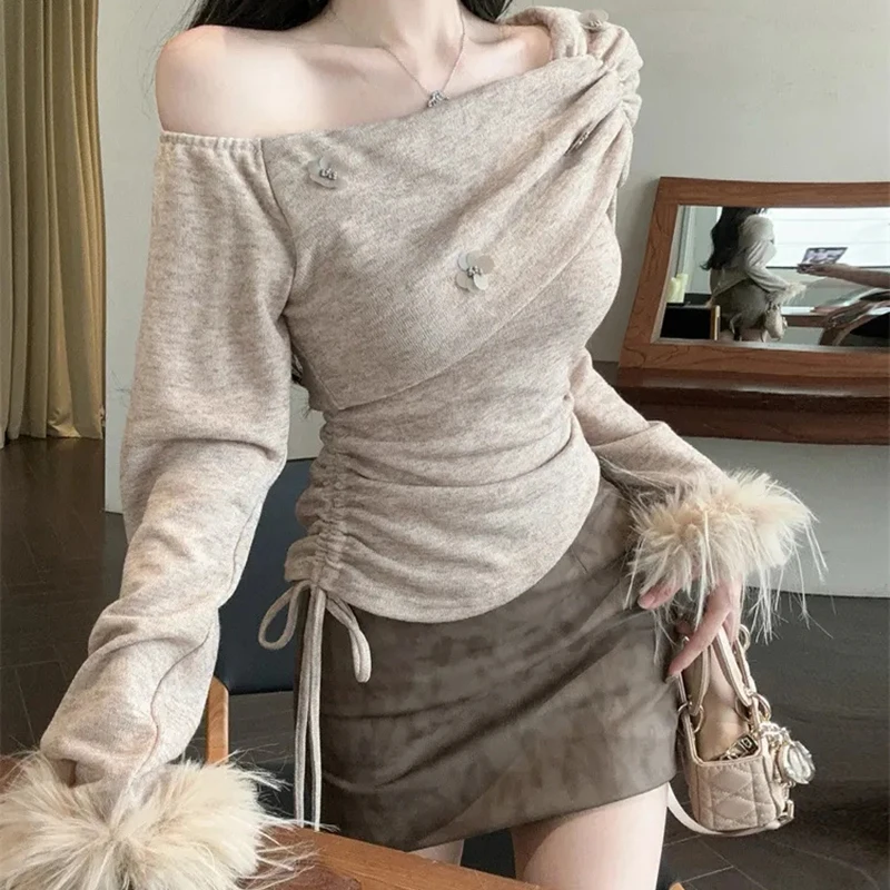 Женские блузки ZOKI из полиэстера