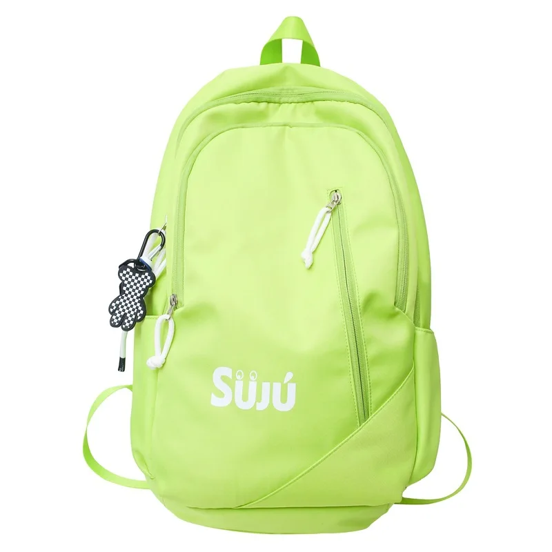 

Backpack Student Schoolbag 2023 New Large Capacity Nylon Preppy Style Middle School Casual Travel Storage Bags Trend All-match