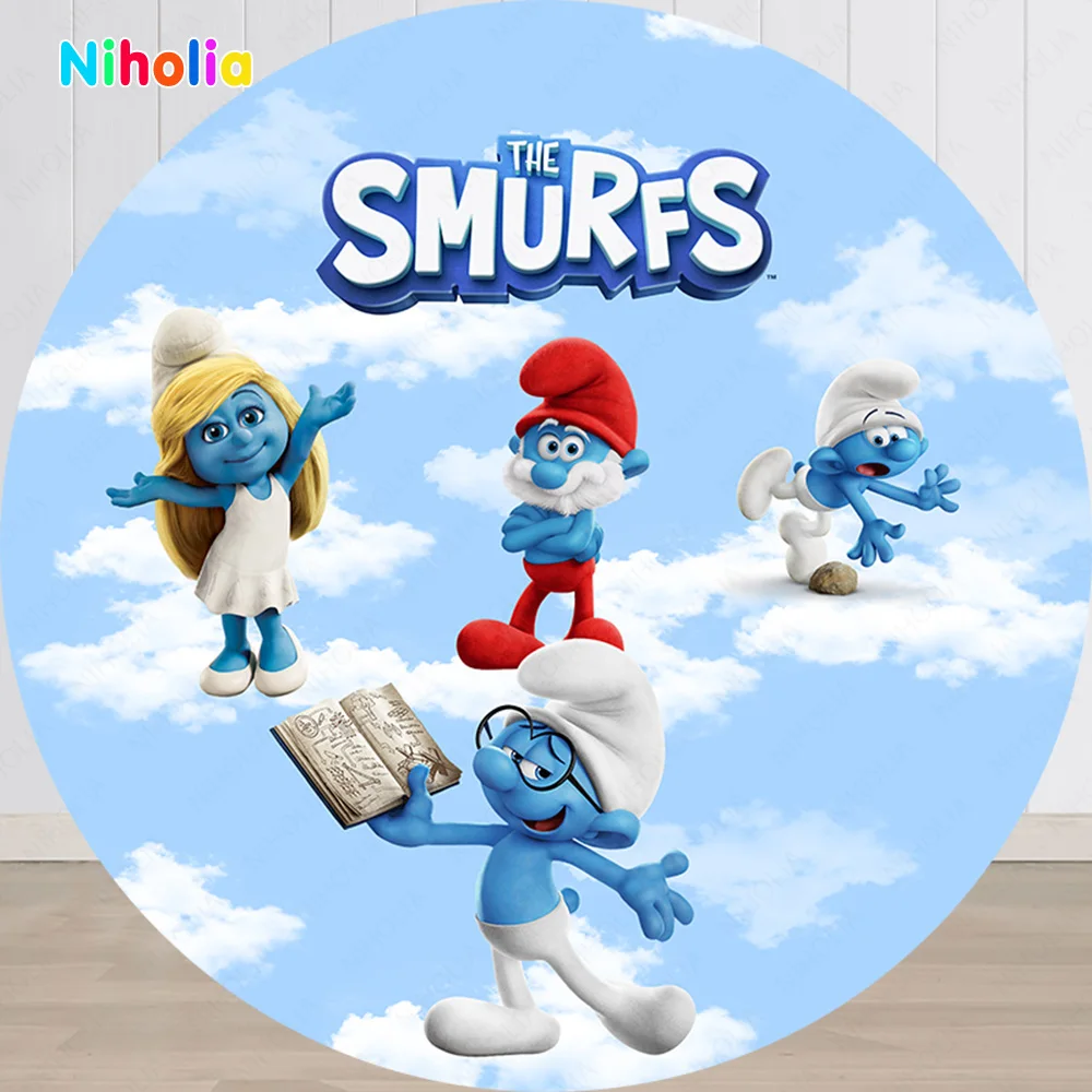 Фон для фотосъемки MINISO Smurfss