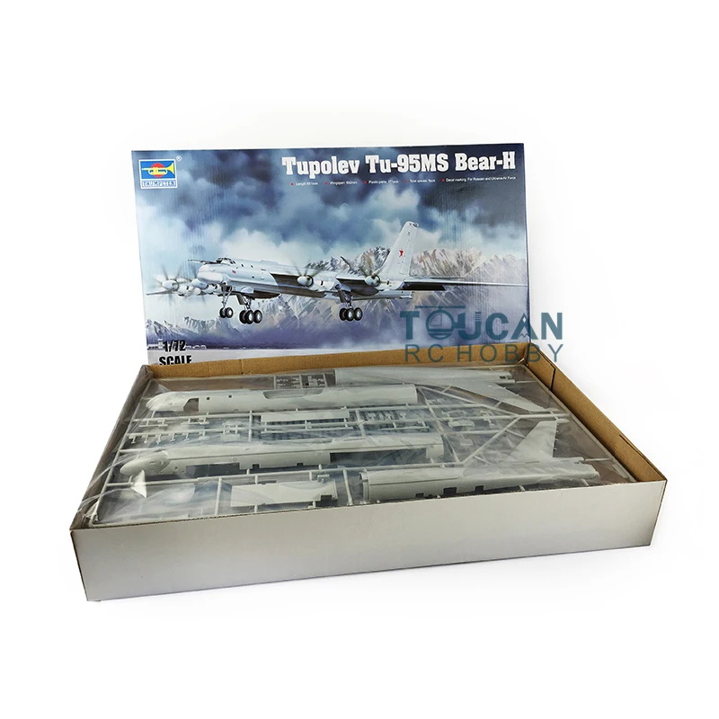 1/72 Trumpeter 01601 советский Туполєв TU-95MS тяжелый бомбардировщик Bear-H наборы моделей