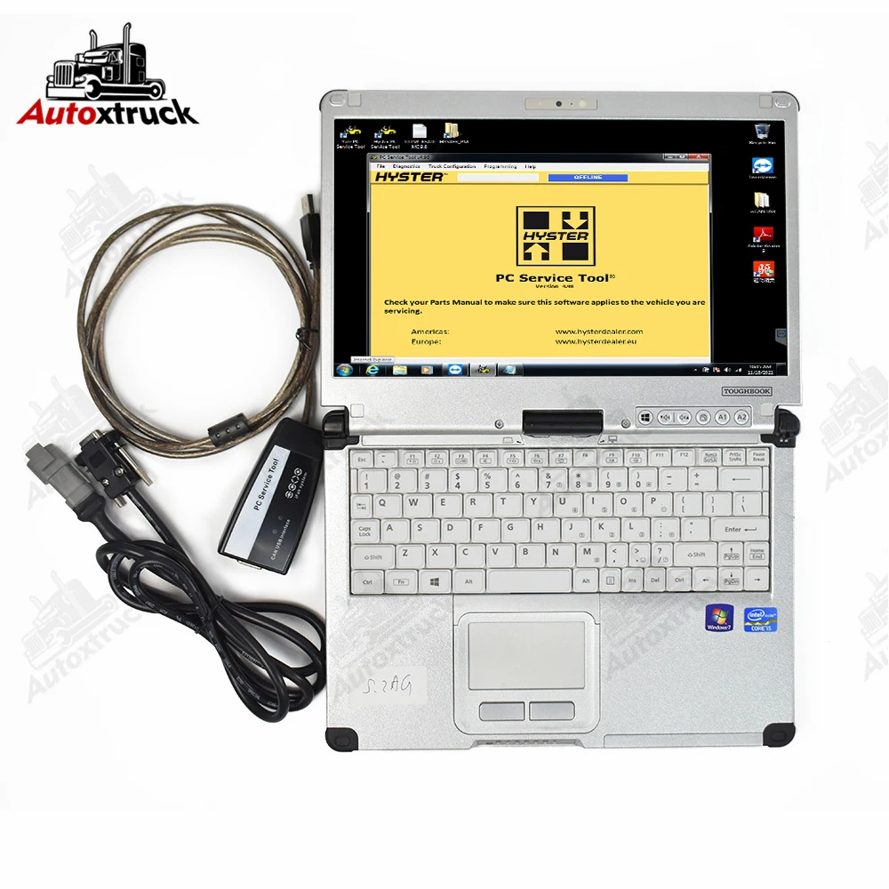 

CFC2 Laptop Forklift Yale Hyster PC Servie For hyster parts service Tool Ifak CAN USB Diagnostic Scanner Tools