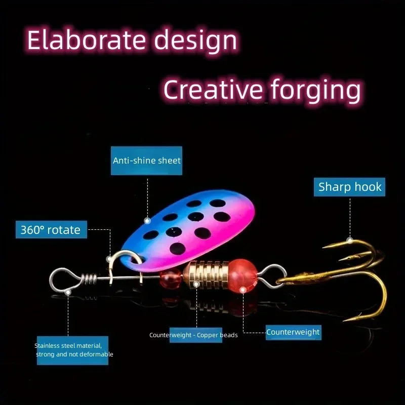10 шт. рыболовная приманка металлическая ложка спиннер воблеры рыболовные