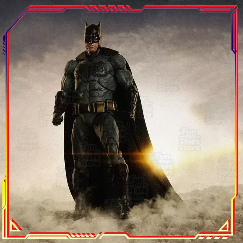Фото Коллекционная фигурка Бэтмена из Лиги Справедливости Bandai SHF, 150 мм, официальная лицензированная модель, подарок для мальчиков №2
