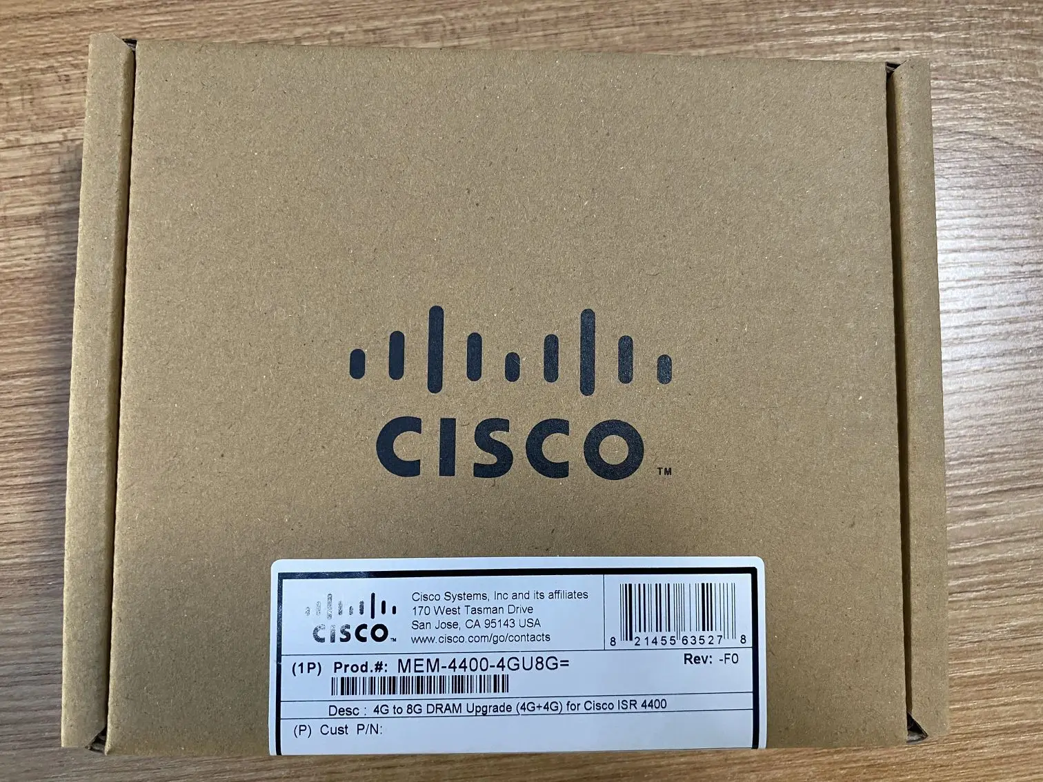 

NEW MEMORY FLASH MEM-4400-4GU8G for cisco router and switch