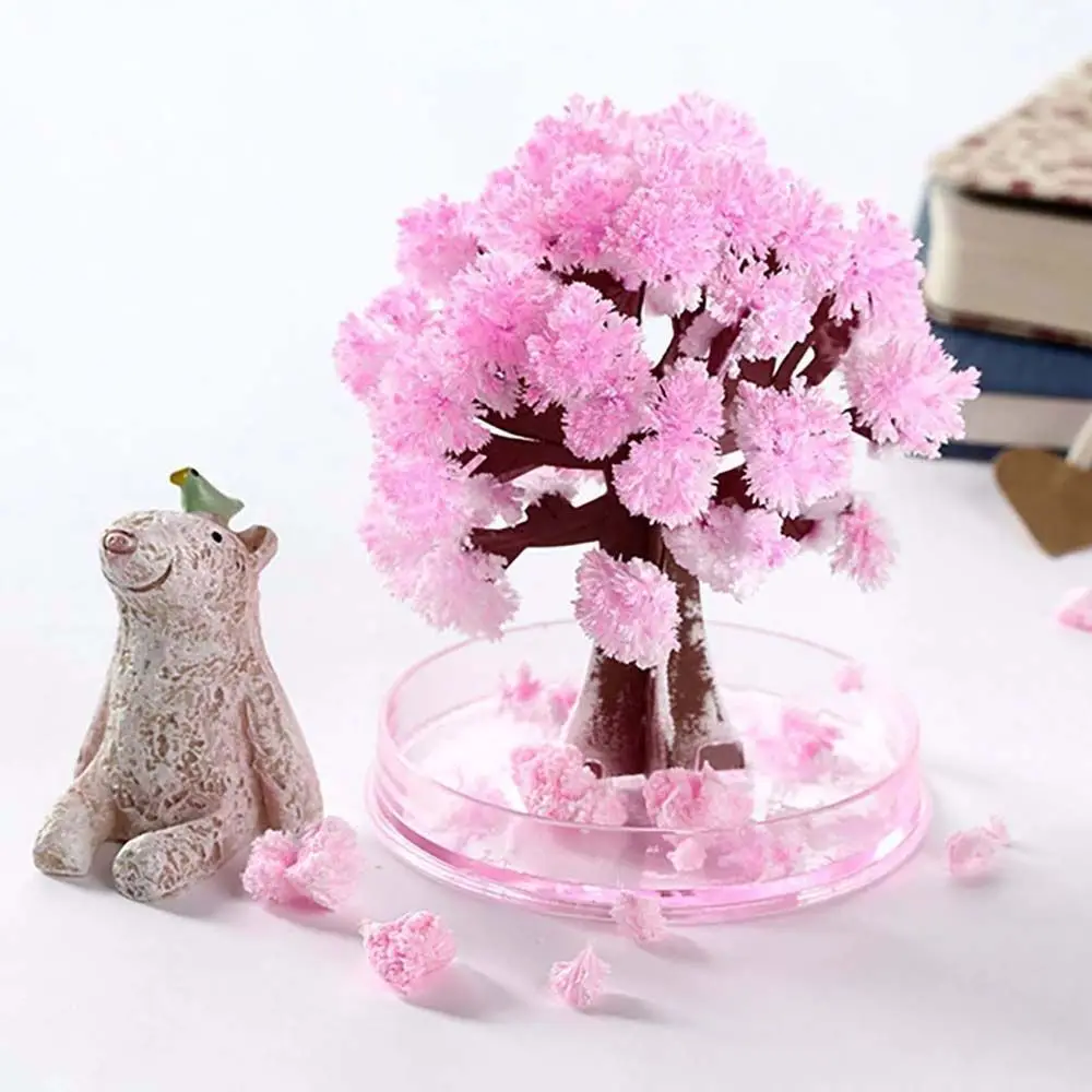 

Trees Decorative Paper Tree Flowering DIY Sakura Crystal Trees Japan Desktop Cherry Blossom Magically Paper Magic Growing Tree