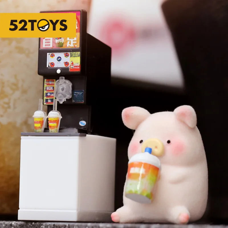 

Mystery Box Lulu Pig Convenience Store Scene 7 Eleven x Lulu Series Anime Figure Model Home Decore Kawaii Accessories Tide Play