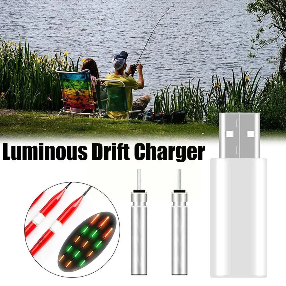 

Outdoor Fishing Float Rechargeable Cr-425 Float Battery Usb Charger Plastics For Electronic Fishing Floats Night Accessorie U8k7
