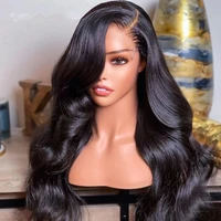 Body Wave Human Hair Lace Frontal Wigs 13x4 Transparent Lace Front Wig For Black Women Brazilian Remy Hair Cheap Wig Bling Hair