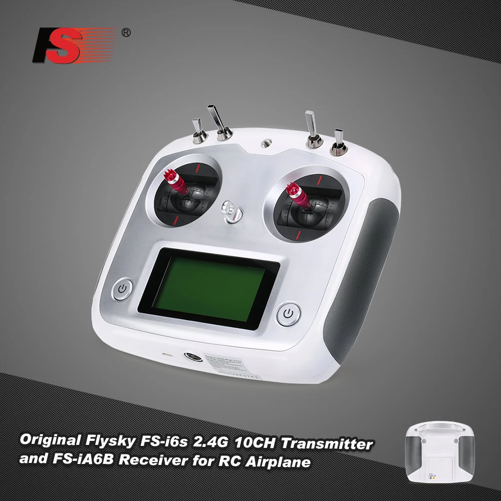 Flysky FS-i6s 2 4G 10CH AFHDS 2A сенсорный передатчик с ресивером FS-iA6B 6CH для радиоуправляемого