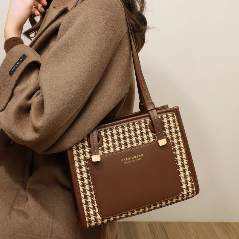 

YFZ Vintage Women Bag, Crossbody Purse for Women Shoulder Bag Leather Waterproof Retro Fashion Handbag Small