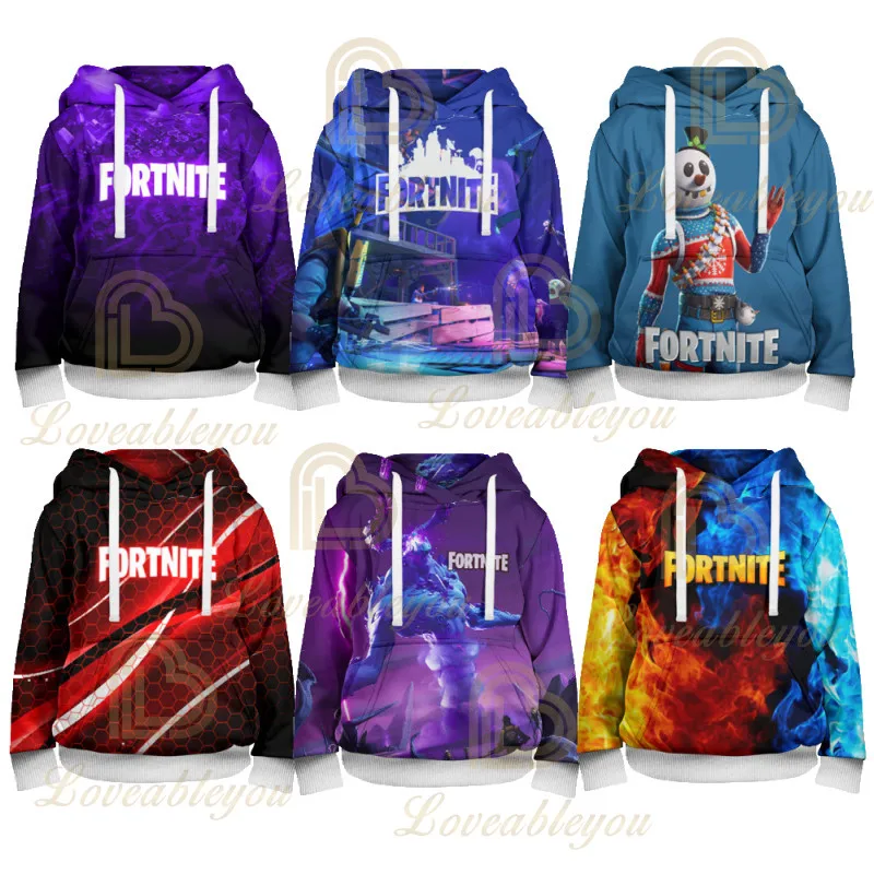 

Fortnite Battle Royale 3D Printed Casual Long Sleeve Hoodies Kids Sweatshirts Students Streetwear Pullover Hoody Boys Girls