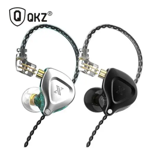 

QKZ ZX2 in-ear earphones metal earphones wire-controlled heavy bass music earphones mobile running live earphones