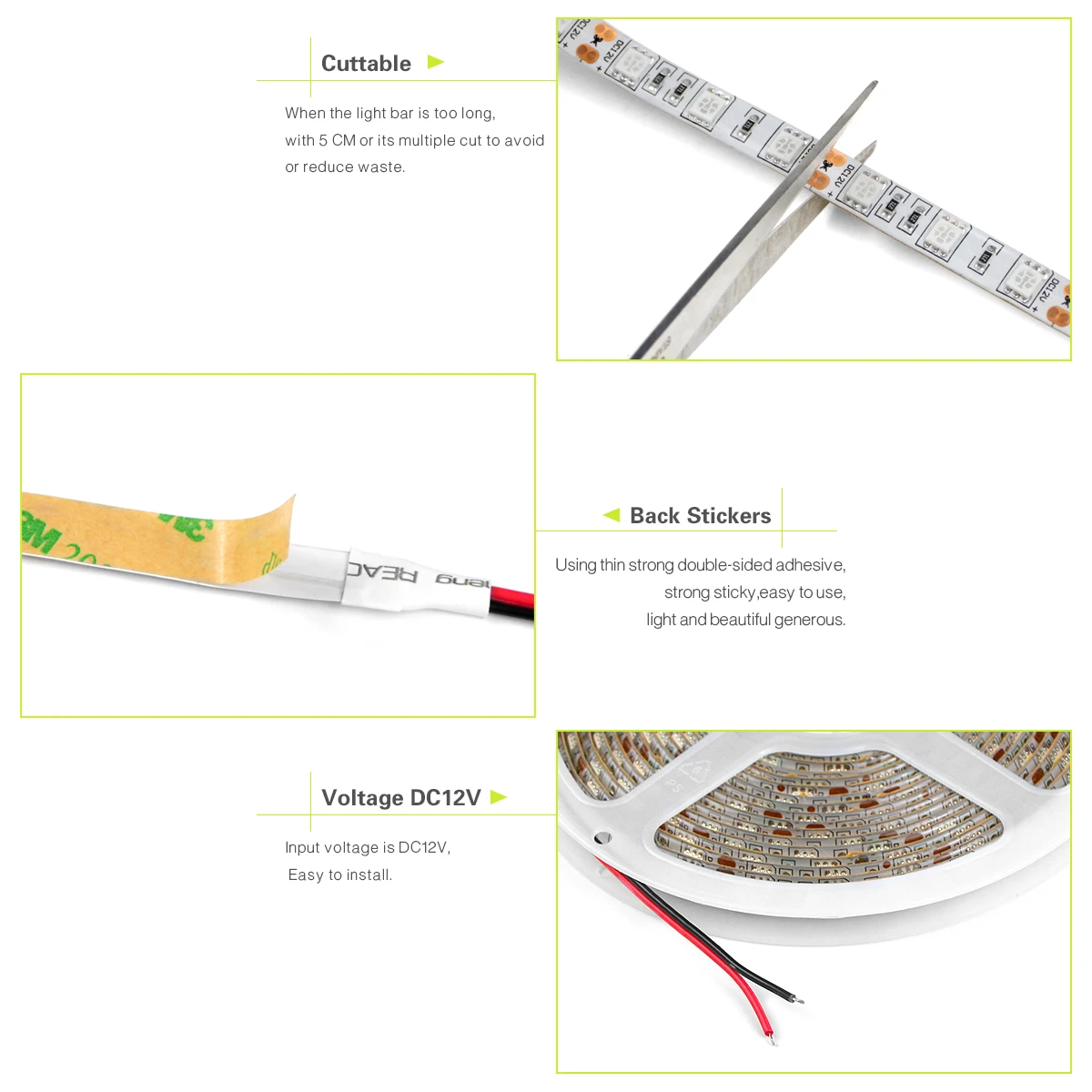 Светодиодная лента для растений 5 м 12 В