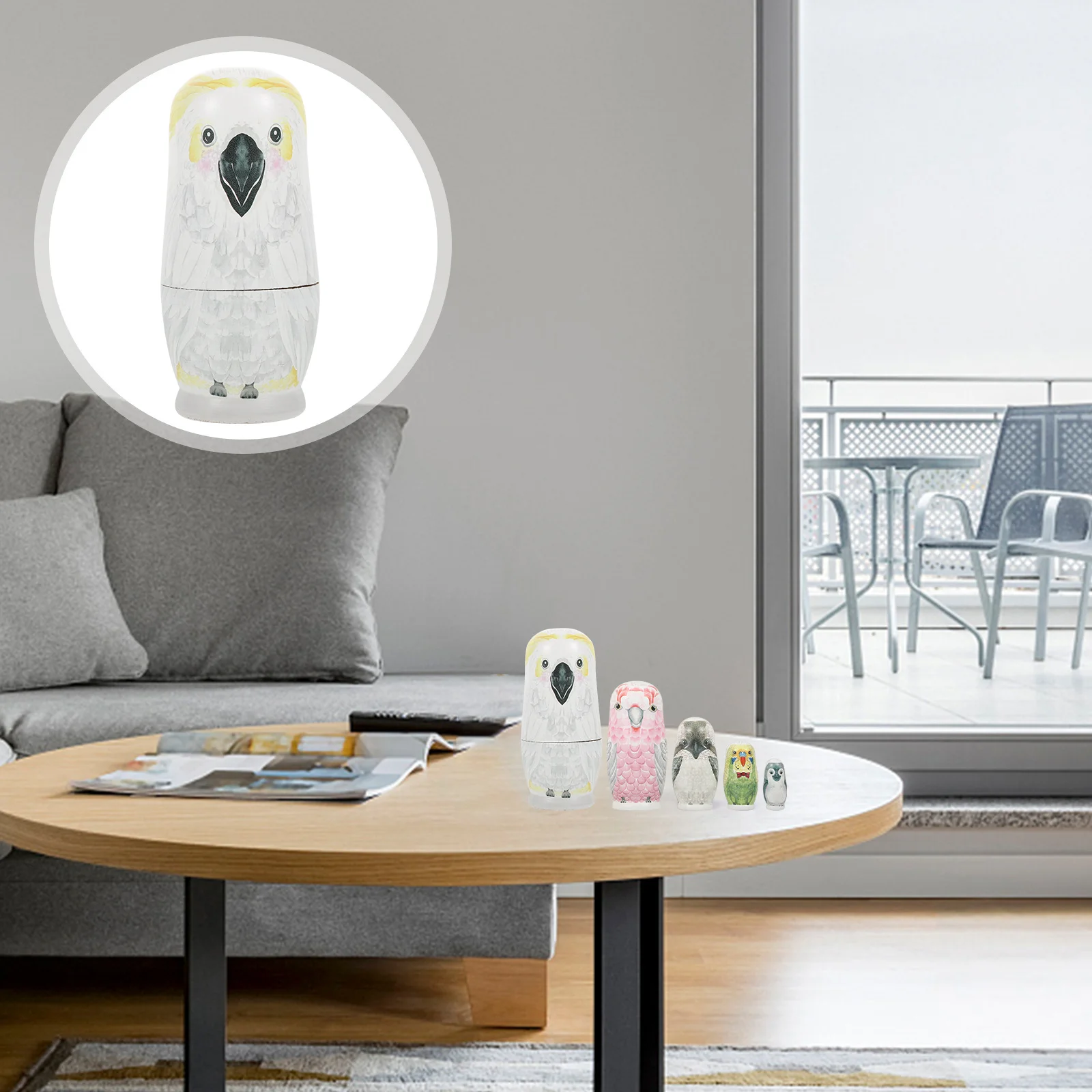 Рождественский русский орел Матрьошка игрушка матрешки Иисус деревянные