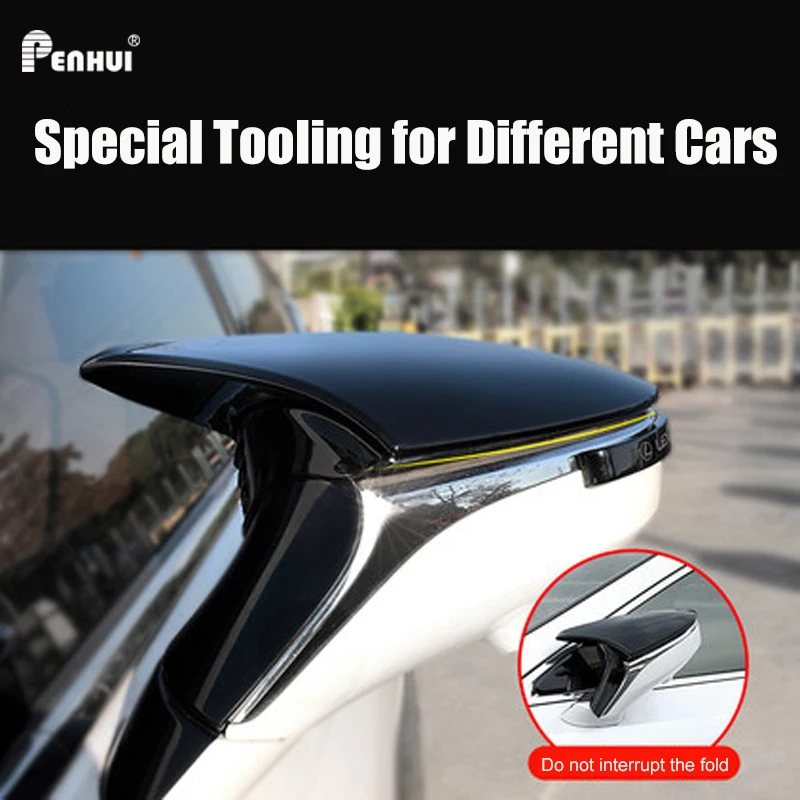 Carbon Fiber Side Rearview Mirror Cap Cover Trim for Lexus ES UX NX RX  ABS UV Plastic Car Accessories
