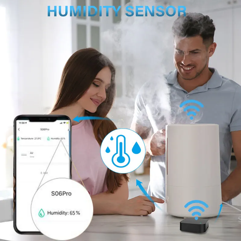 10PCS Tuya Smart WIFI Temperature Humidity Sensor Monitor + IR Remote Control Home Automation Works With Alexa Google | Электроника