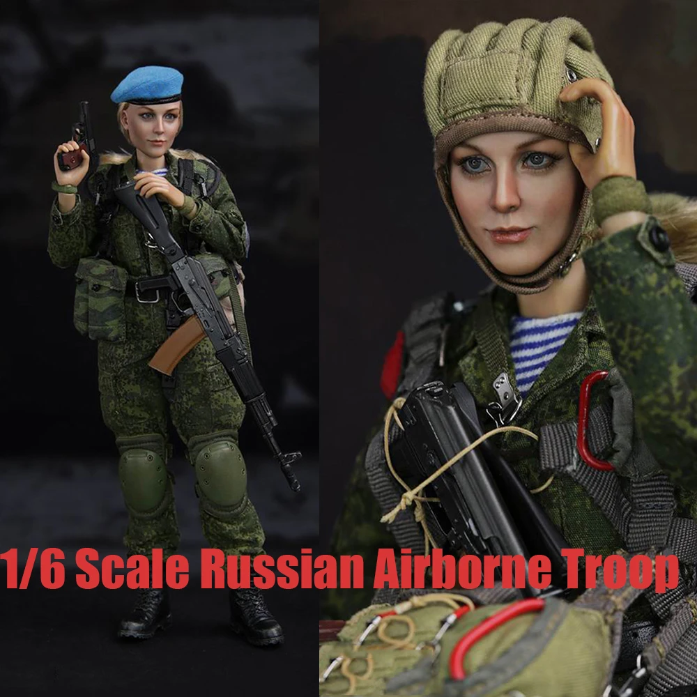 

DAMTOYS DAM 78035 1/6 Scale Collectible Russian Airborne Troops Brave Natalia Full Set 12'' Women Soldier Action Figure Model