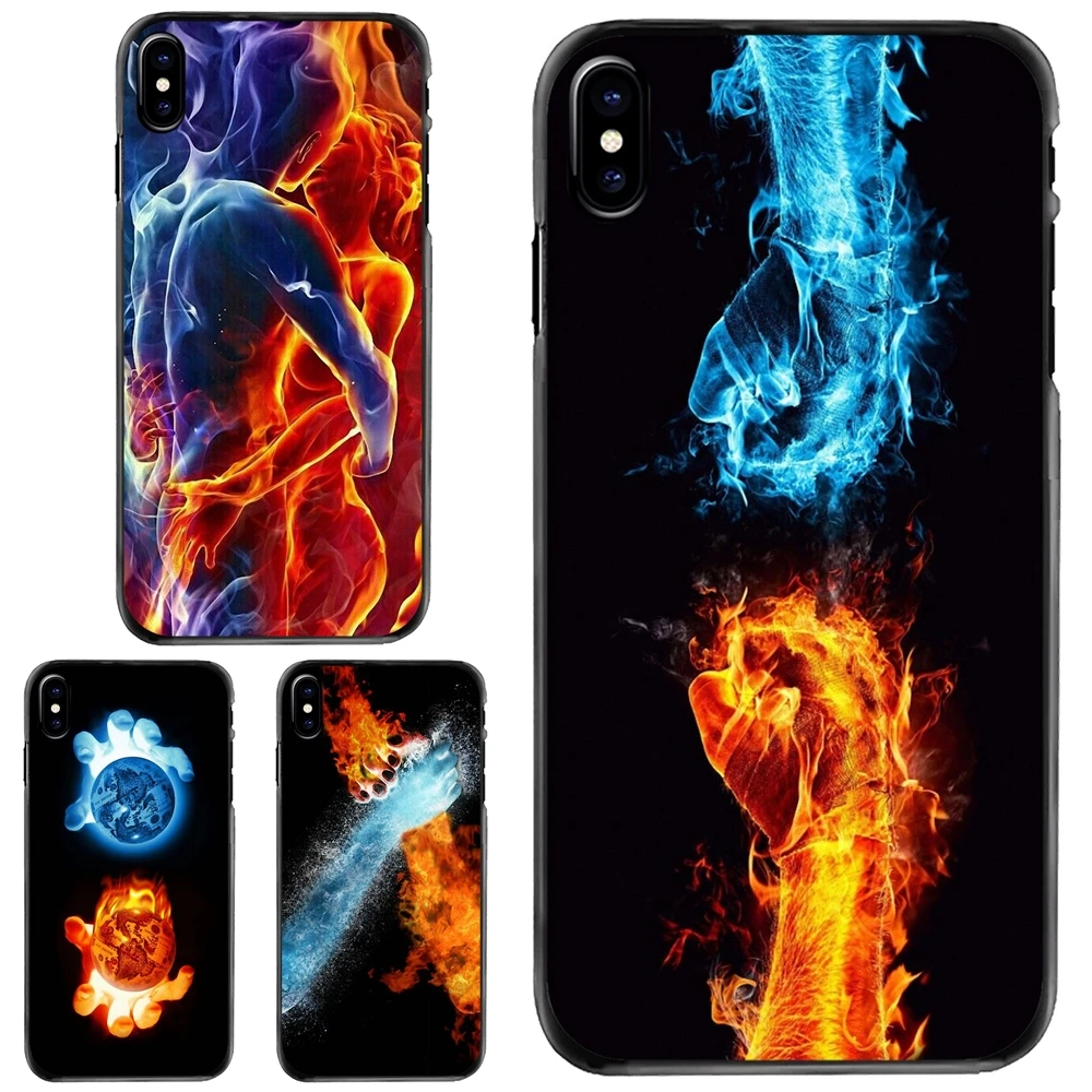 

Water and Fire art Wallpapers Hard Phone Shell Case For Apple iPhone 11 12 13 14 Pro MAX Mini 5 5S SE 6 6S 7 8 Plus 10 X XR XS