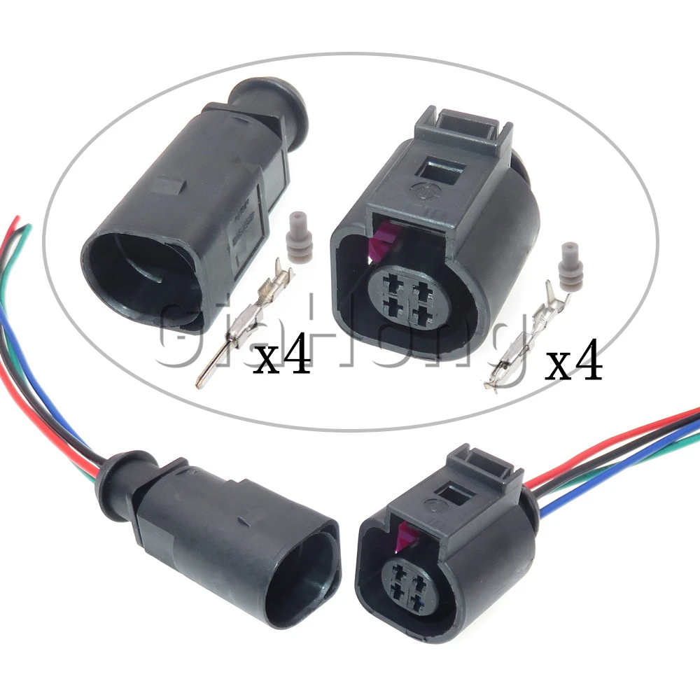 Автомобильная электрическая розетка 4B0973812 4B0973712 для фар VW, датчик температуры воды 4B0 973 812 4B0 973 712