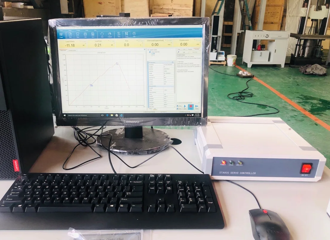 DTEC DAW-600D Гидравлический универсальный испытательный аппарат 600KN управление