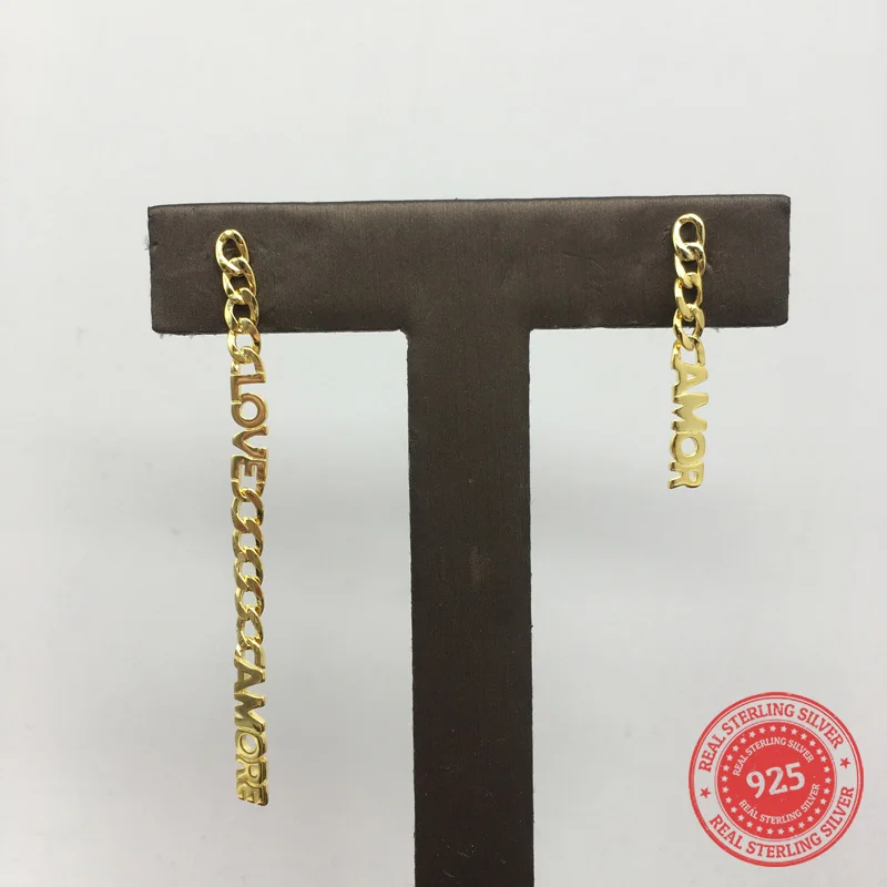 Женские серьги из серебра 925 пробы, с медведем