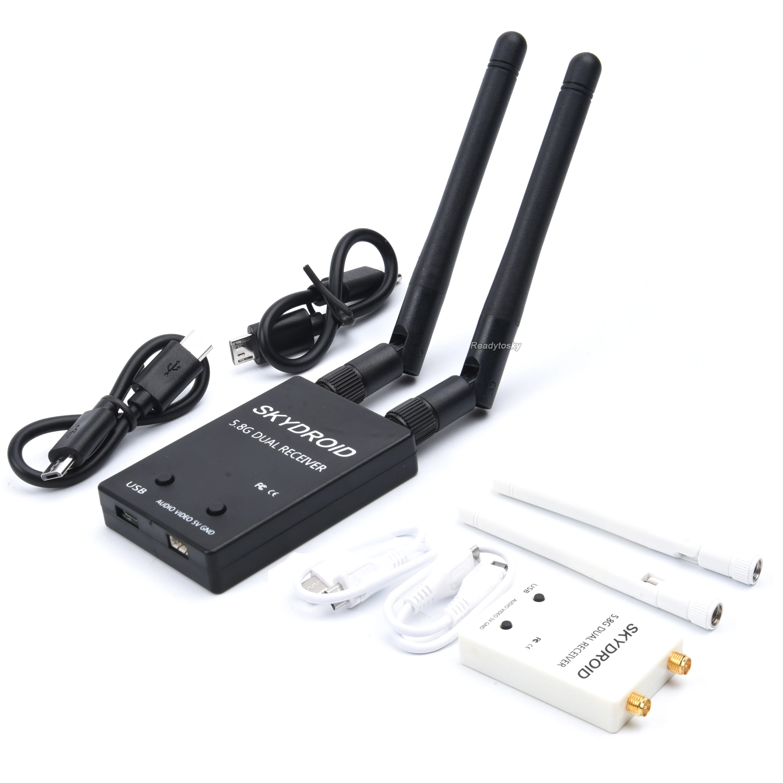 Skydroid двойная антенна FUAV UVC управление OTG 5,8G 150CH полный канальный FPV приемник W/аудио для RC Дрон частей