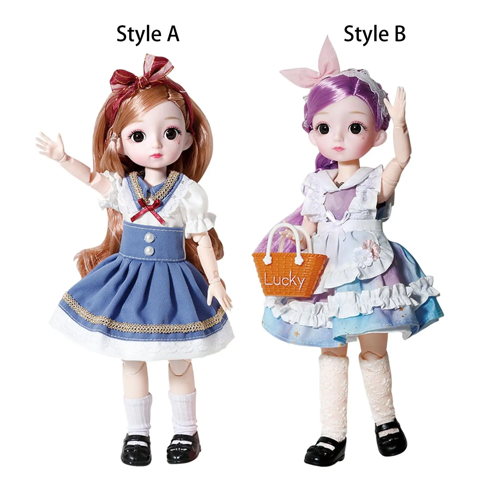 

31cm 1/6 BJD Girls Doll Environmentally Friendly Materials Durable