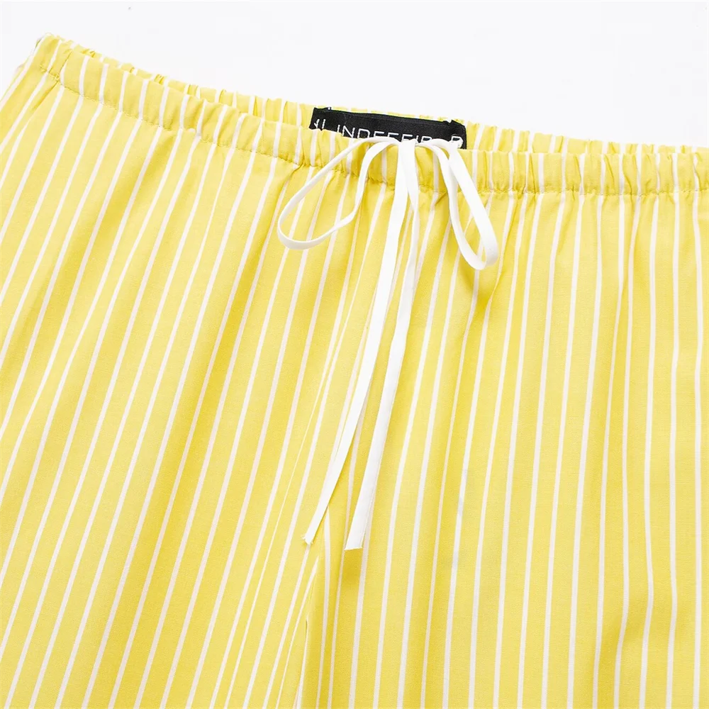 Женские Летние Модные Элегантные Повседневные Широкие Брюки Со Средней Талией И