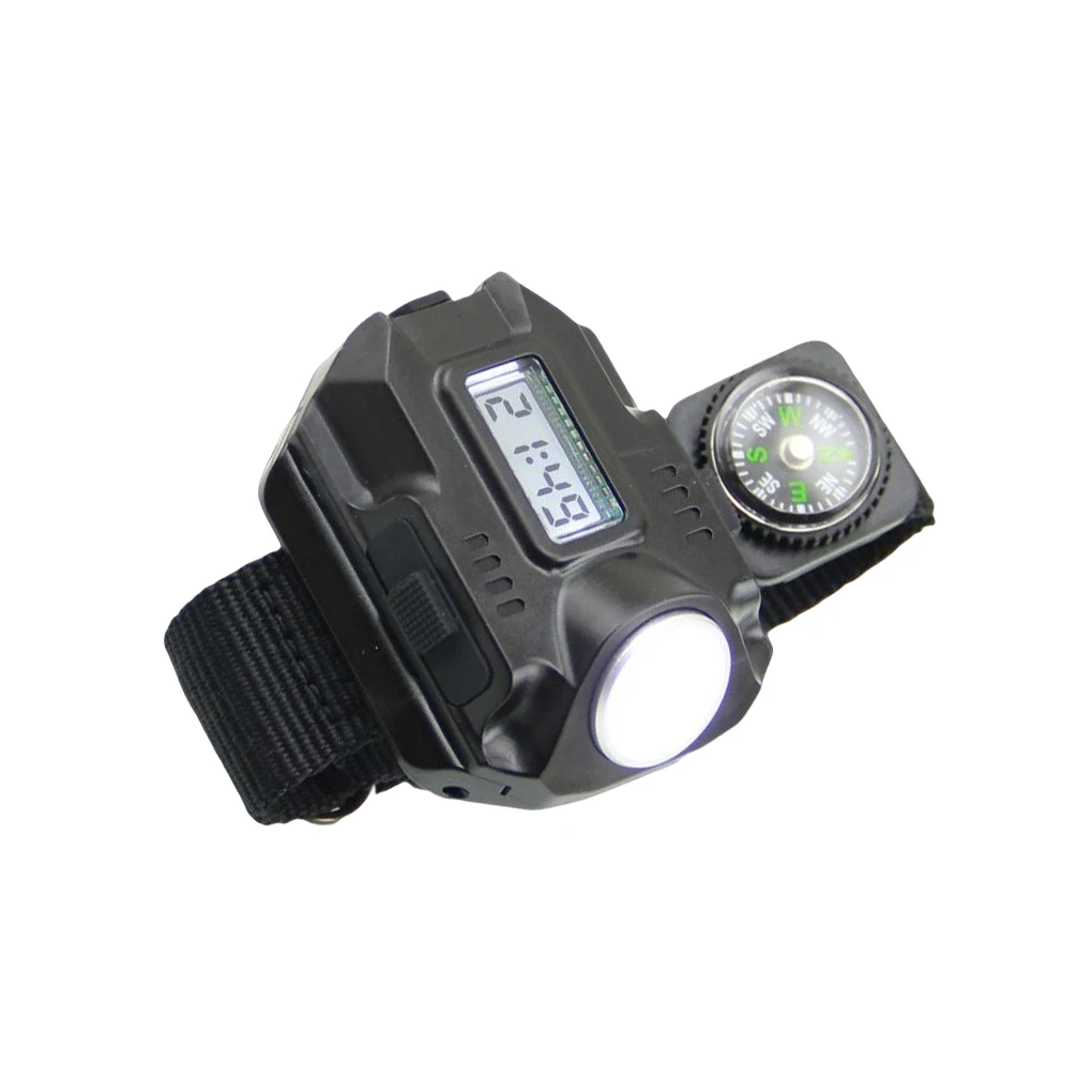 

Watch Light Adjustable LED Display Wrist Lamp Flashlights Portable Torch