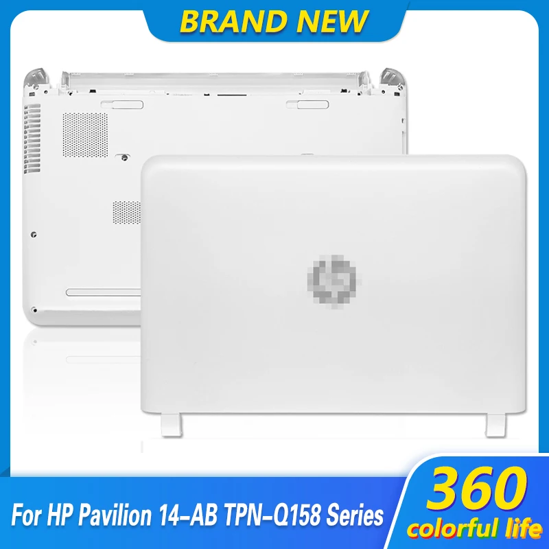 

New For HP Pavilion 14-AB TPN-Q158 Series LCD Back Cover Bottom Base Case Lower Cover Top Case EAX1200106A 806732-001 Silver