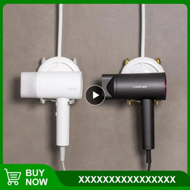 

Hair Dryer Lazy Bracket Adjustable Angle Wall Mounted Organizer Shelves Hands Free Hair Dryer Holder Bathroom Accessories 2023