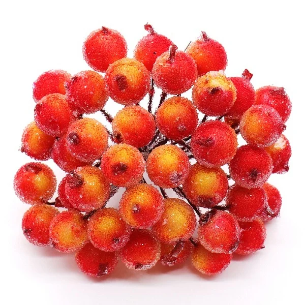 

Искусственные ягоды MOONBIFFY красные