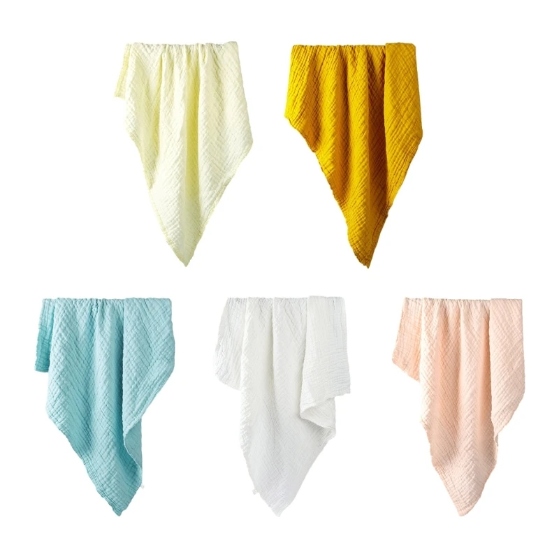 

Cotton Gauze Childrens Bath Towel 6 Layers Super Soft Towel for Baby-Toddlers Infant Absorbent Baby Stuff 110x110cm