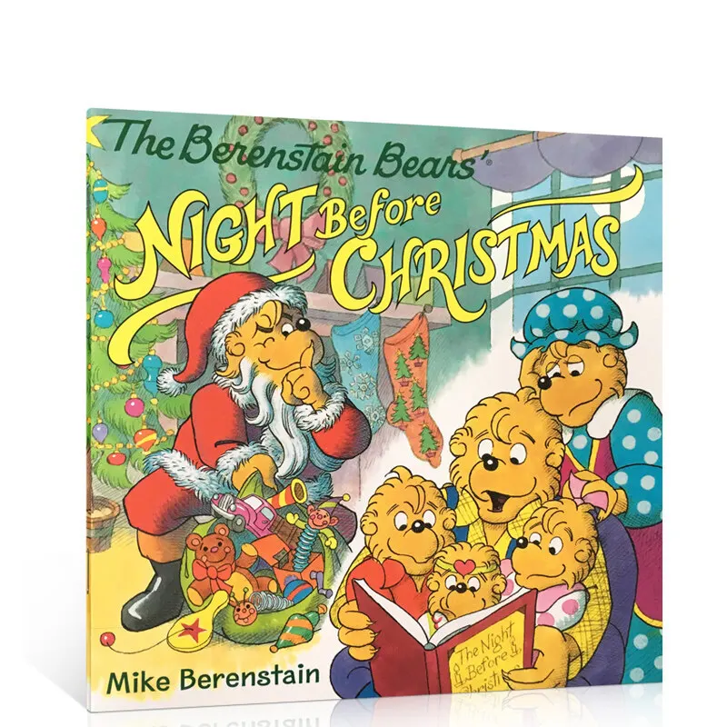 

Оригинальная английская книга с рисунками Milu, беренспор, медведи, ночь перед Рождеством, малыш, дети